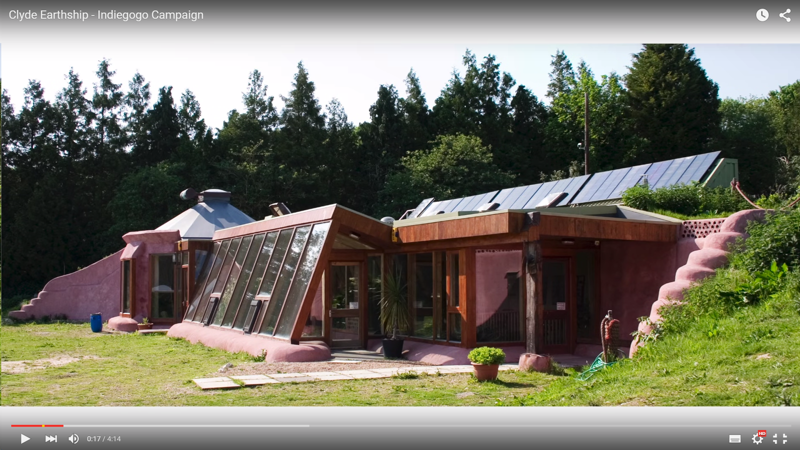 Kickstarter Video - Clyde Earthship - Indiegogo Campaign