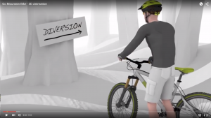 3d Animation - Go Mountain Bike