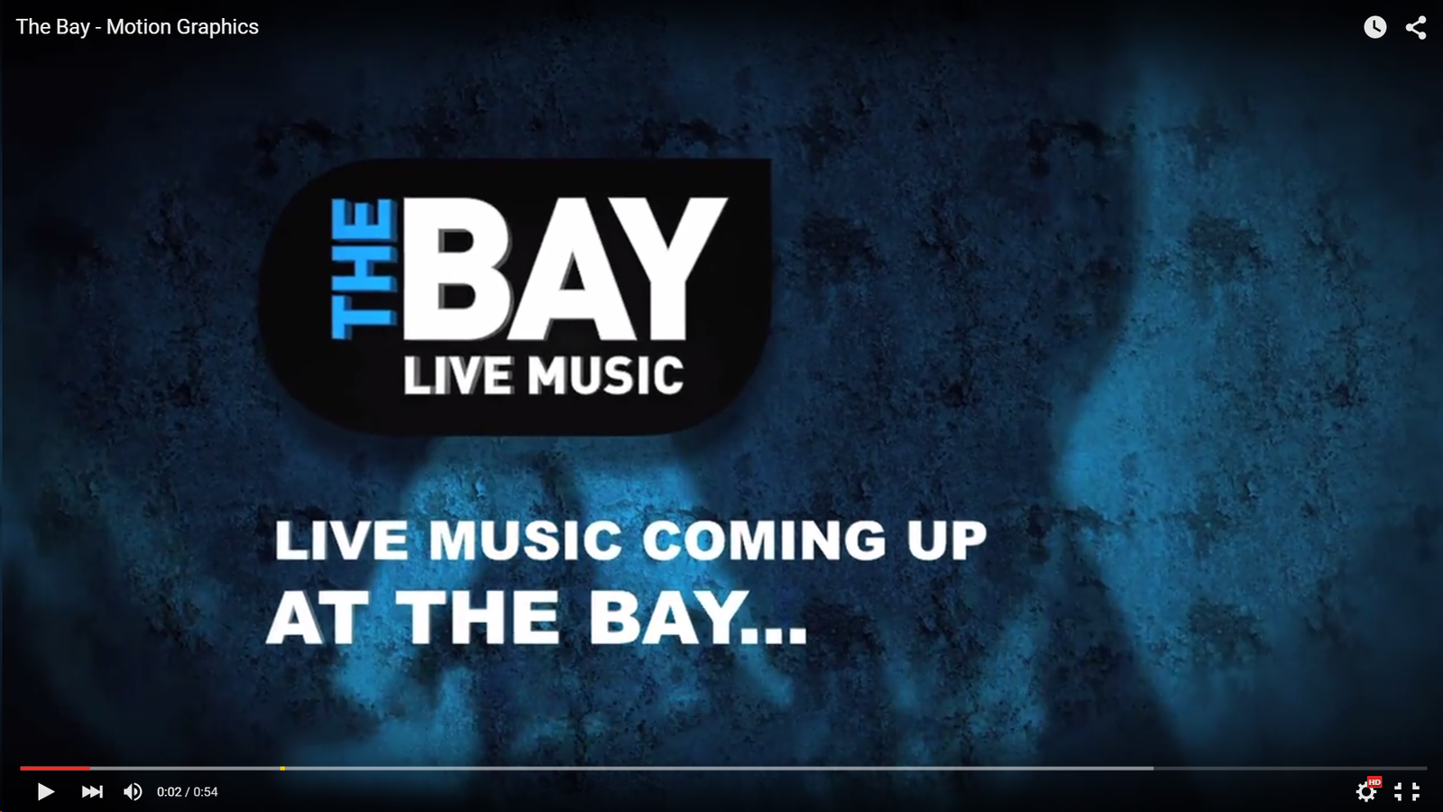 Motion Graphics - The Bay