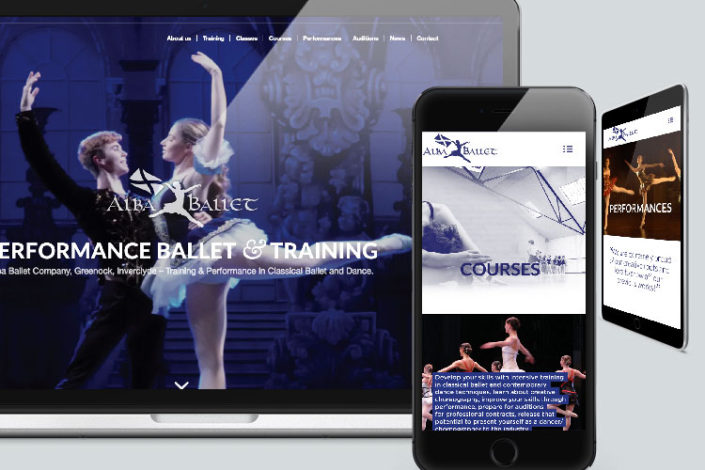 Dance School Website Design