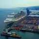 Msc Preziosa Cruise Ship - From the Sky, Greenock