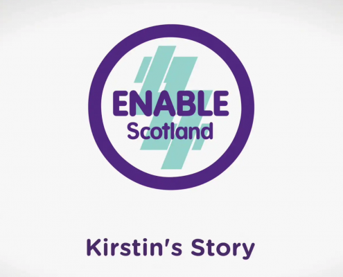 ENABLE SCOTLAND CHARITY VIDEO – KIRSTEN’S STORY